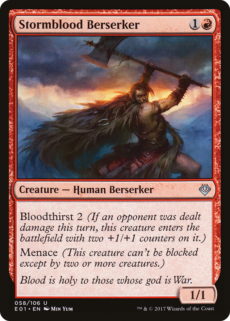 Stormblood Berserker (058) - Archenemy: Nicol Bolas