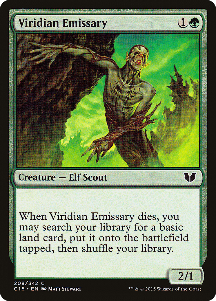 Viridian Emissary (208) - Commander 2015