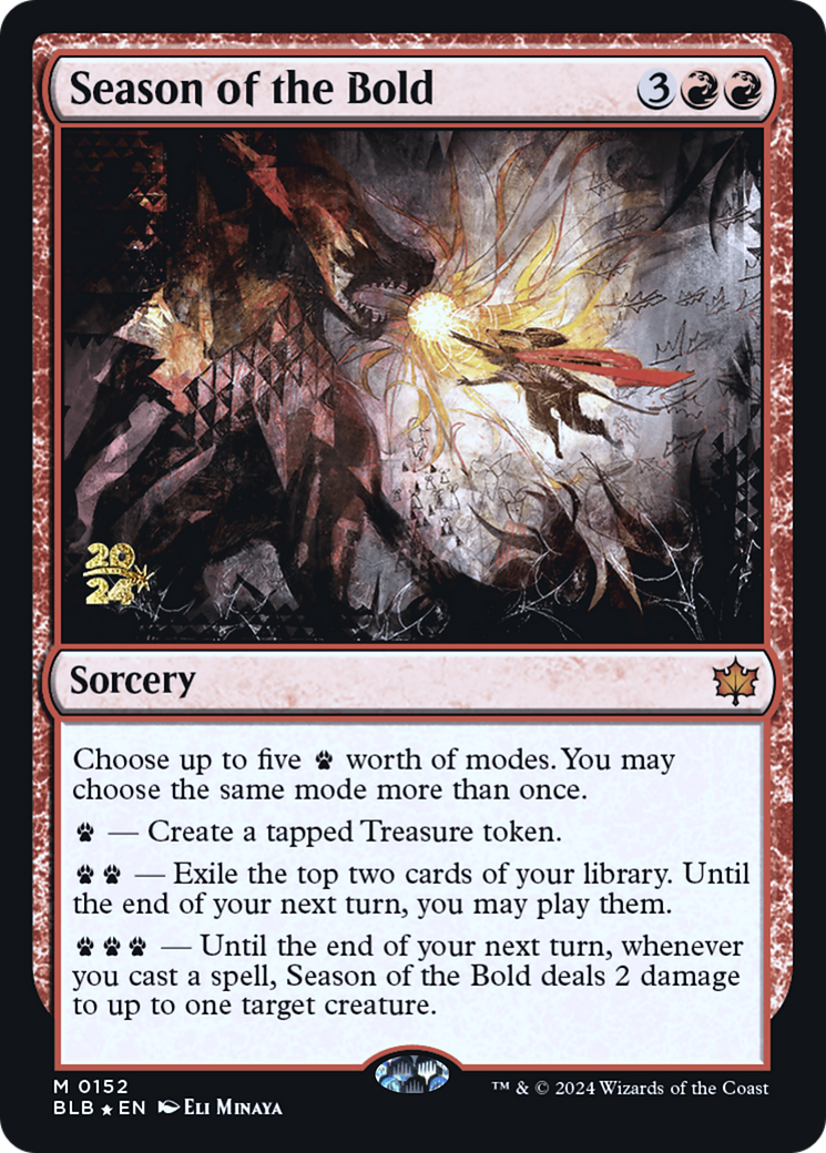 Season of the Bold (152) Foil - Bloomburrow Promos
