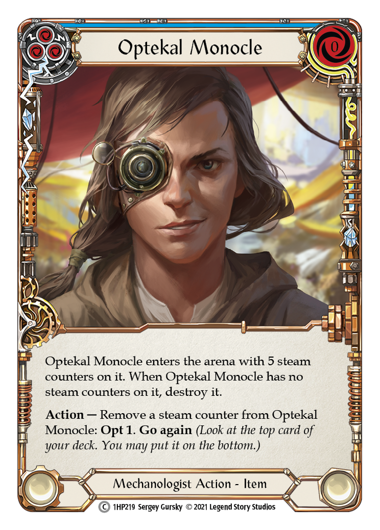 Optekal Monocle [1HP219] (History Pack 1) | Silver Goblin