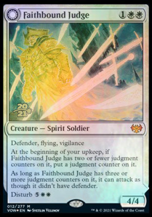 Faithbound Judge // Sinner's Judgment (12s) Foil - Innistrad: Crimson Vow Promos