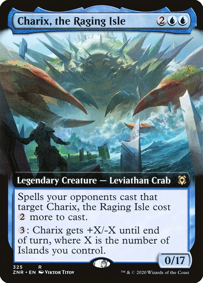 Charix, the Raging Isle (Extended Art) [Zendikar Rising] | Silver Goblin