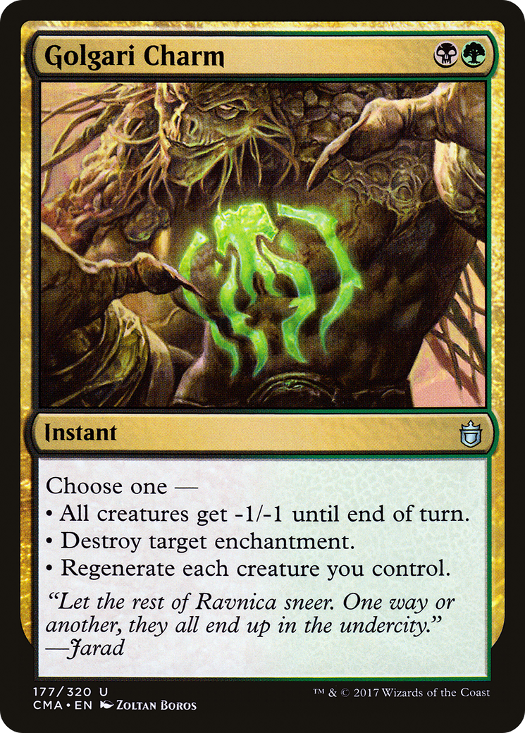 Golgari Charm (177) - Commander Anthology