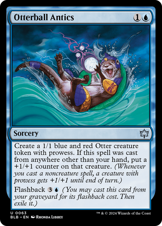Otterball Antics [Bloomburrow] Foil