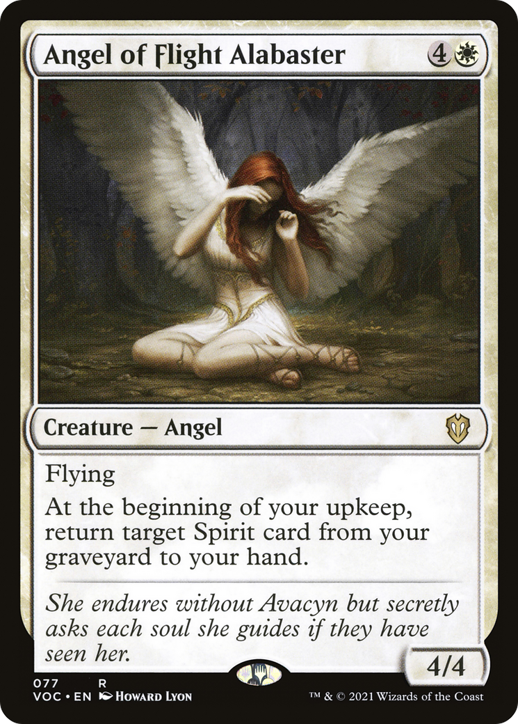 Angel of Flight Alabaster [Innistrad: Crimson Vow Commander] | Silver Goblin