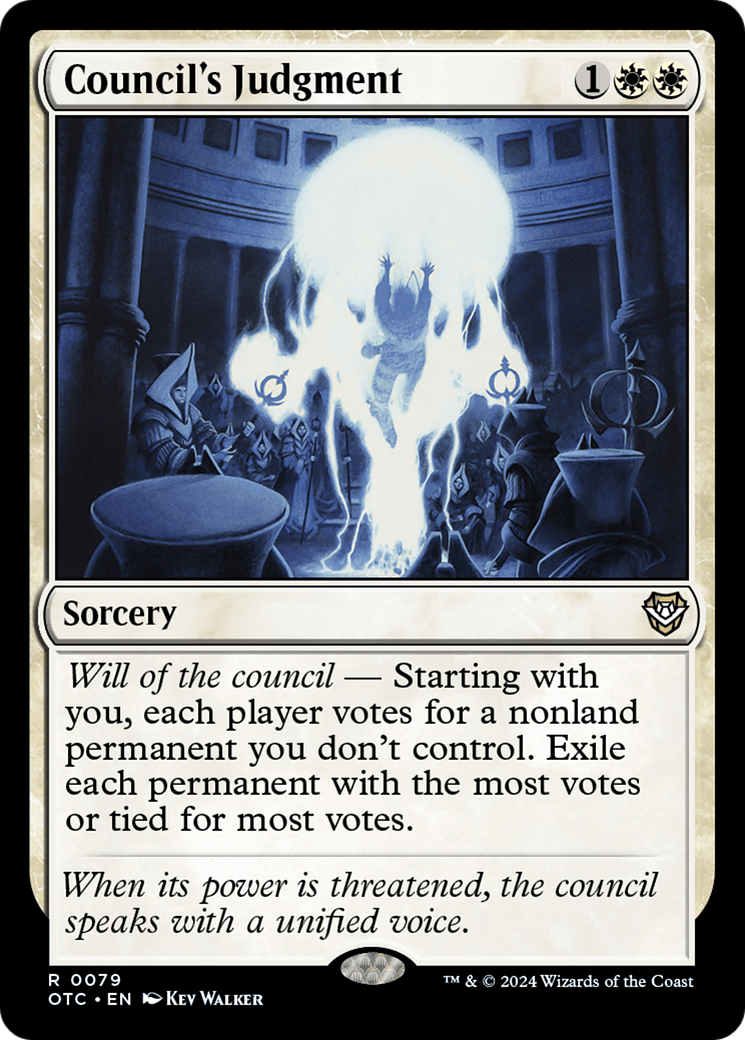 Council's Judgment (079) - Outlaws of Thunder Junction Commander
