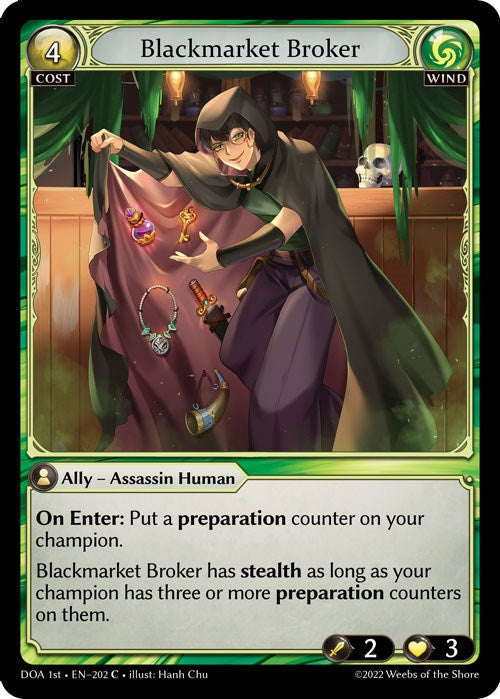 Blackmarket Broker (202) [Dawn of Ashes: 1st Edition] Foil