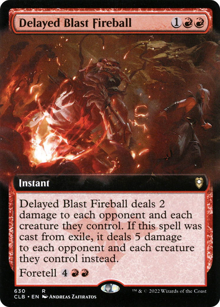 Delayed Blast Fireball (Extended Art) (630) - Commander Legends: Battle for Baldur's Gate