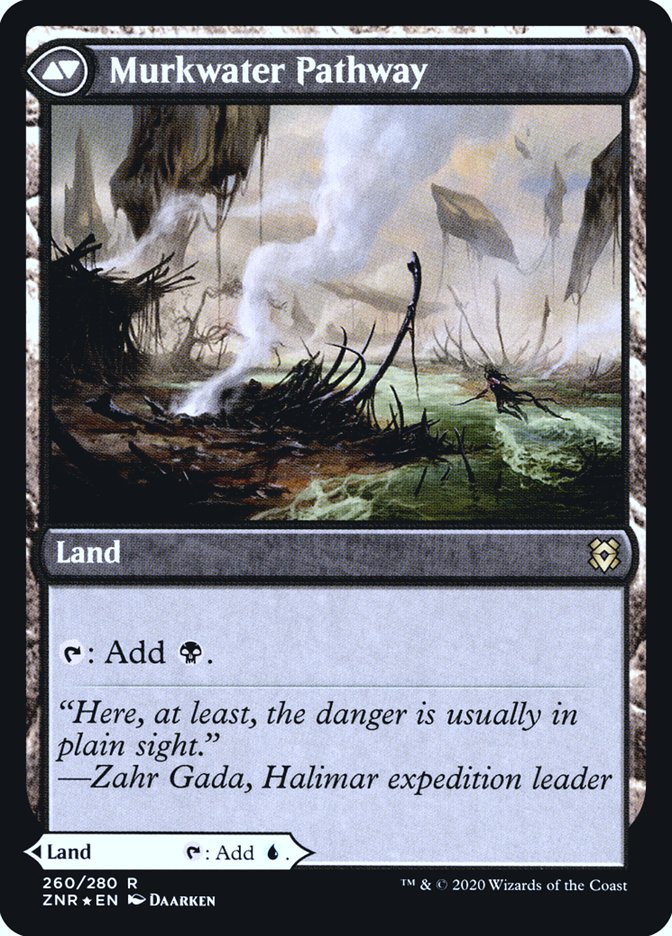 Clearwater Pathway // Murkwater Pathway (260s) Foil - Zendikar Rising Promos