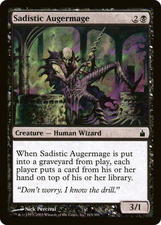 Sadistic Augermage [Ravnica: City of Guilds] Foil