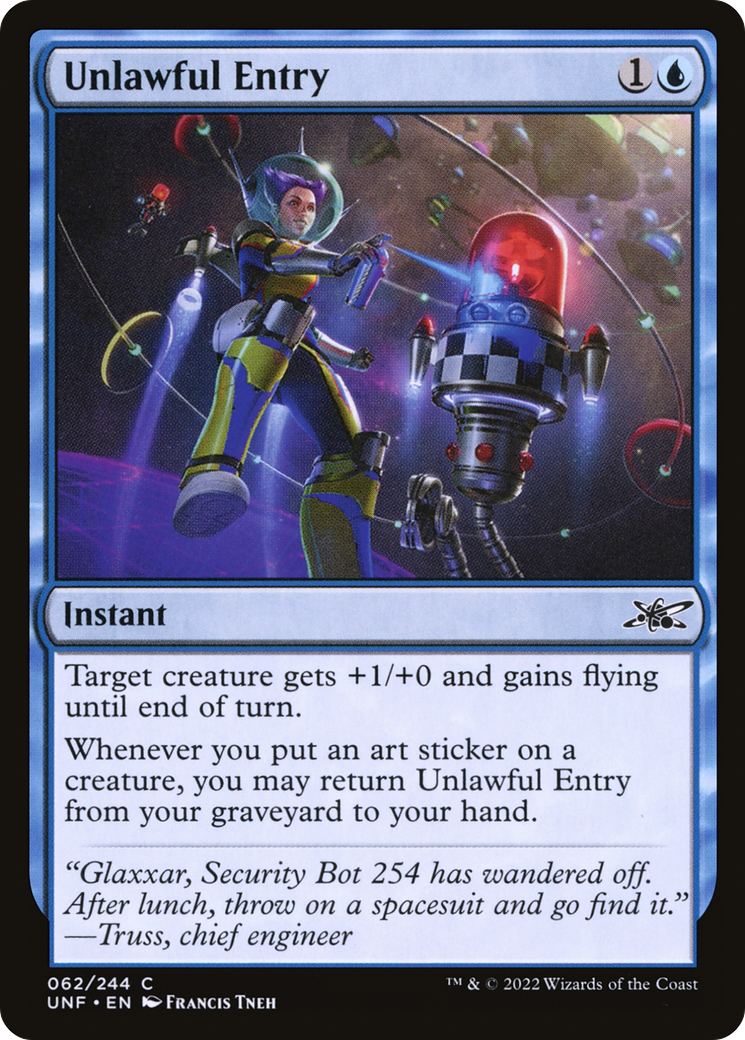 Unlawful Entry (062) Foil - Unfinity