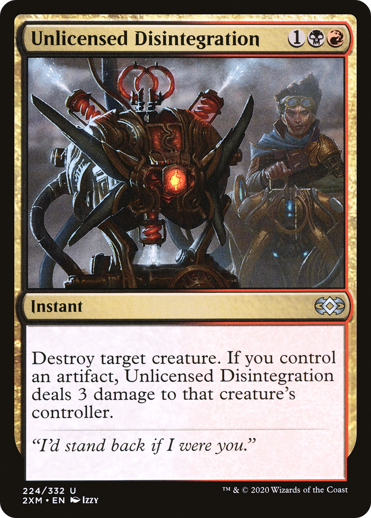Unlicensed Disintegration (224) Foil - Double Masters