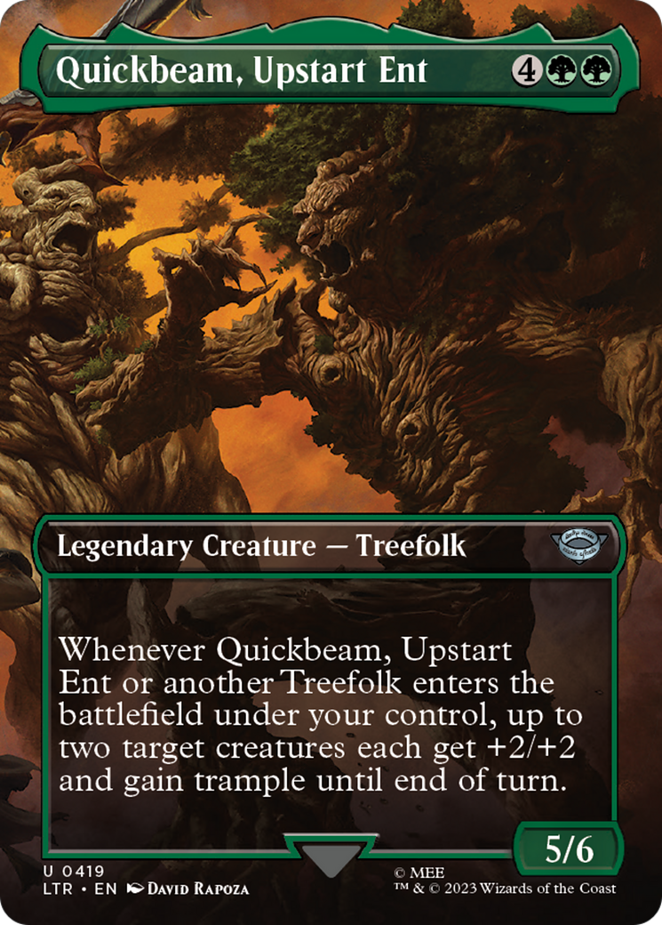 Quickbeam, Upstart Ent (Borderless) (419) - The Lord of the Rings: Tales of Middle-earth