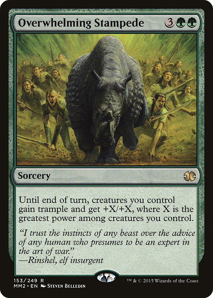 Overwhelming Stampede (153) - Modern Masters 2015
