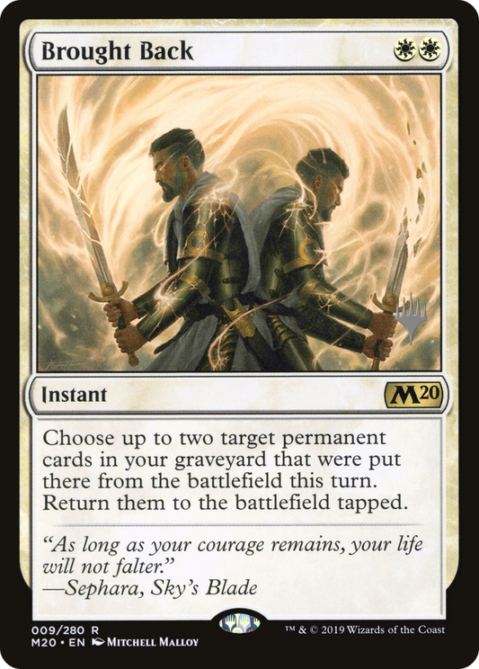 Brought Back (09p) - Core Set 2020 Promos