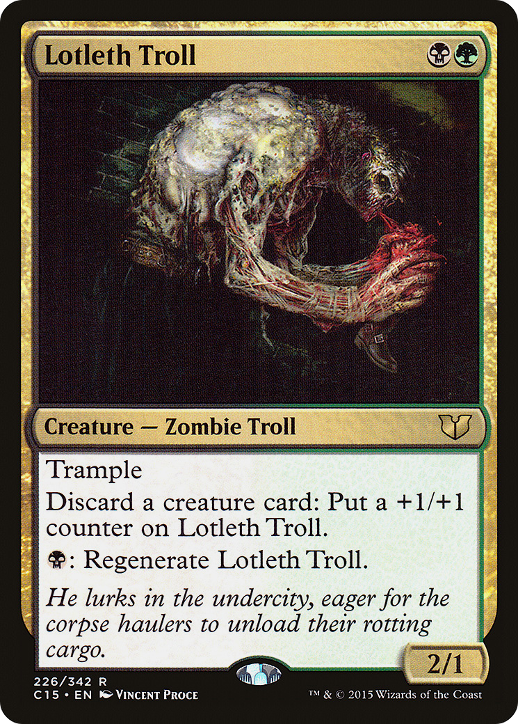 Lotleth Troll (226) - Commander 2015