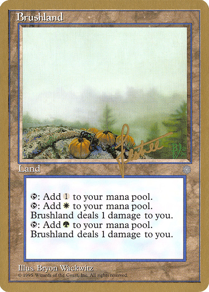 Brushland (Bertrand Lestree) [Pro Tour Collector Set] | Silver Goblin