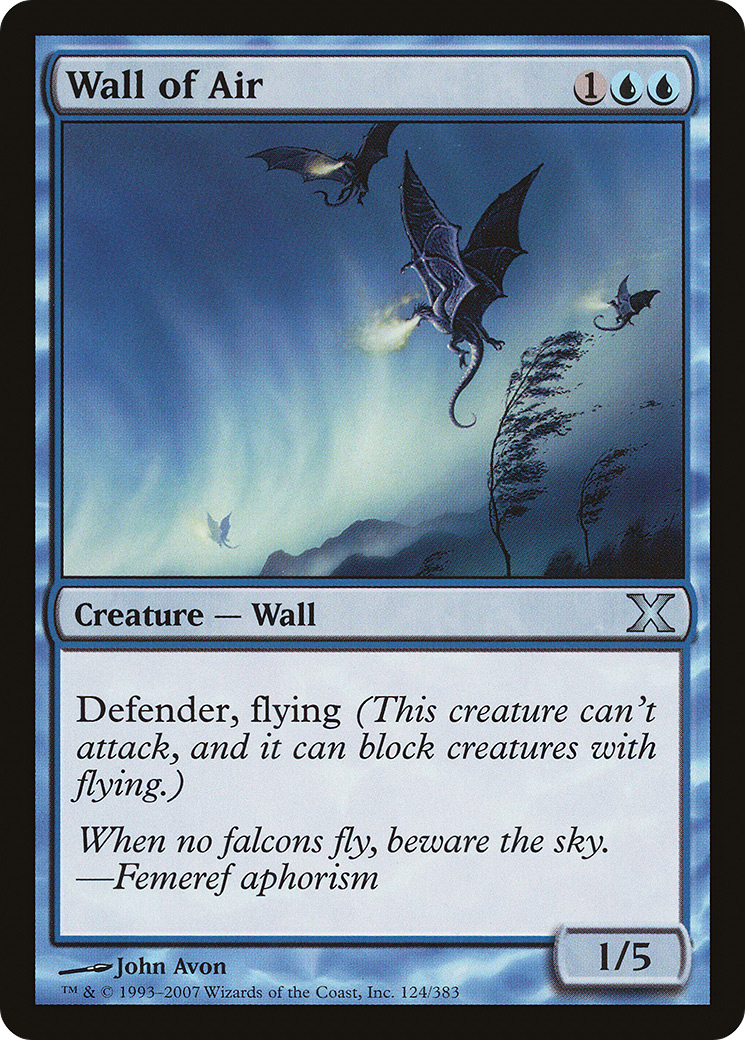 Wall of Air (124) - Tenth Edition