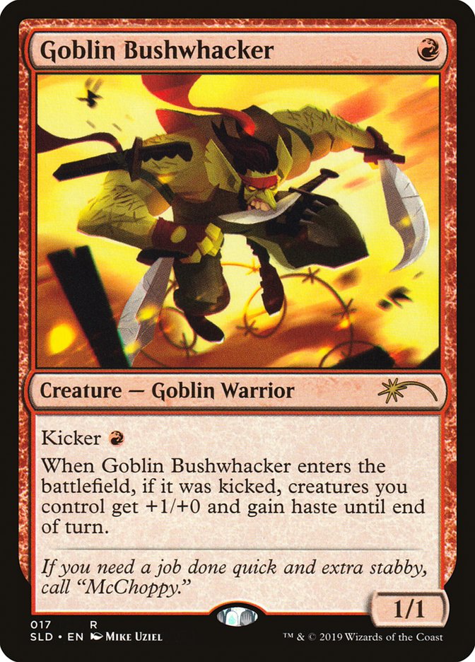 Goblin Bushwhacker [Secret Lair Drop Series] | Silver Goblin