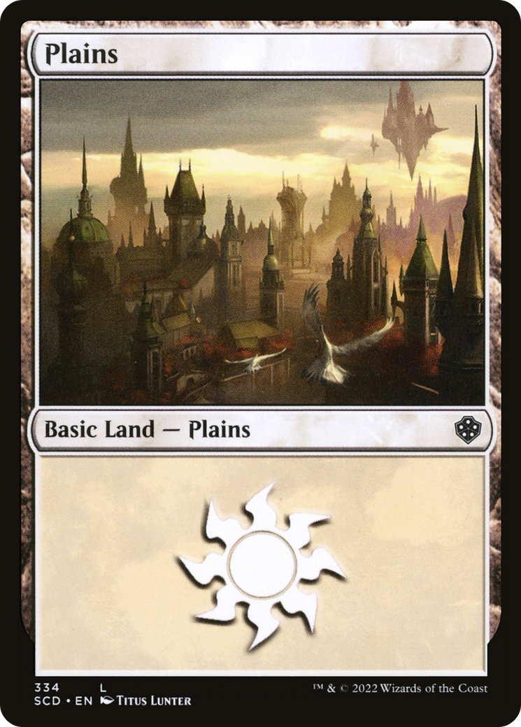 Plains (334) [Starter Commander Decks] | Silver Goblin