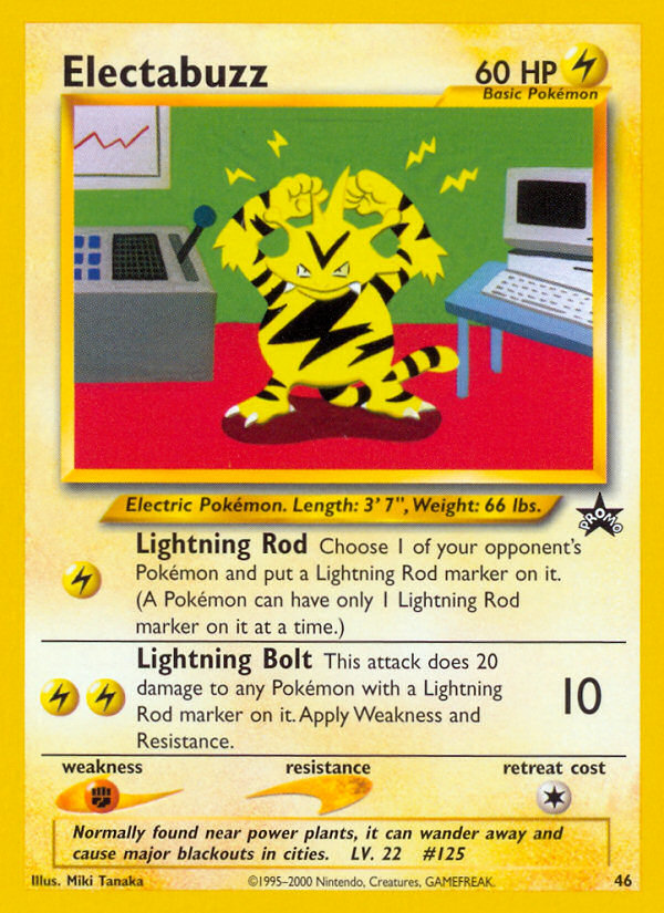 Electabuzz (46) [Wizards of the Coast: Black Star Promos] | Silver Goblin