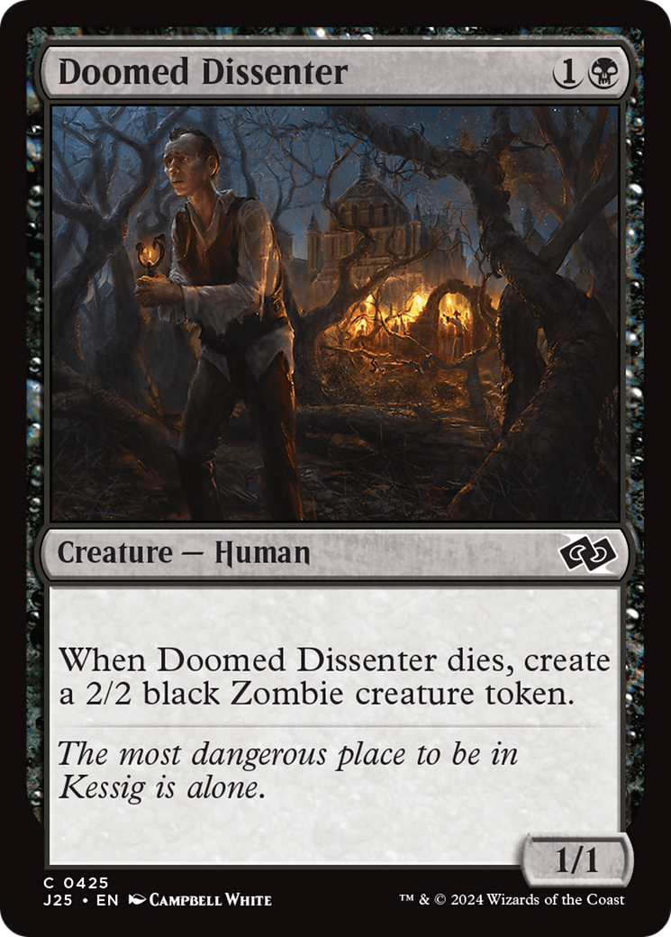 Doomed Dissenter [Foundations Jumpstart] | Silver Goblin