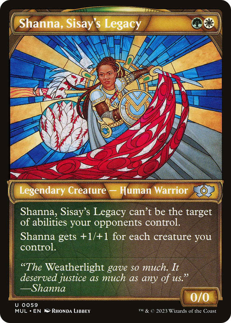 Shanna, Sisay's Legacy (059) Foil - Multiverse Legends