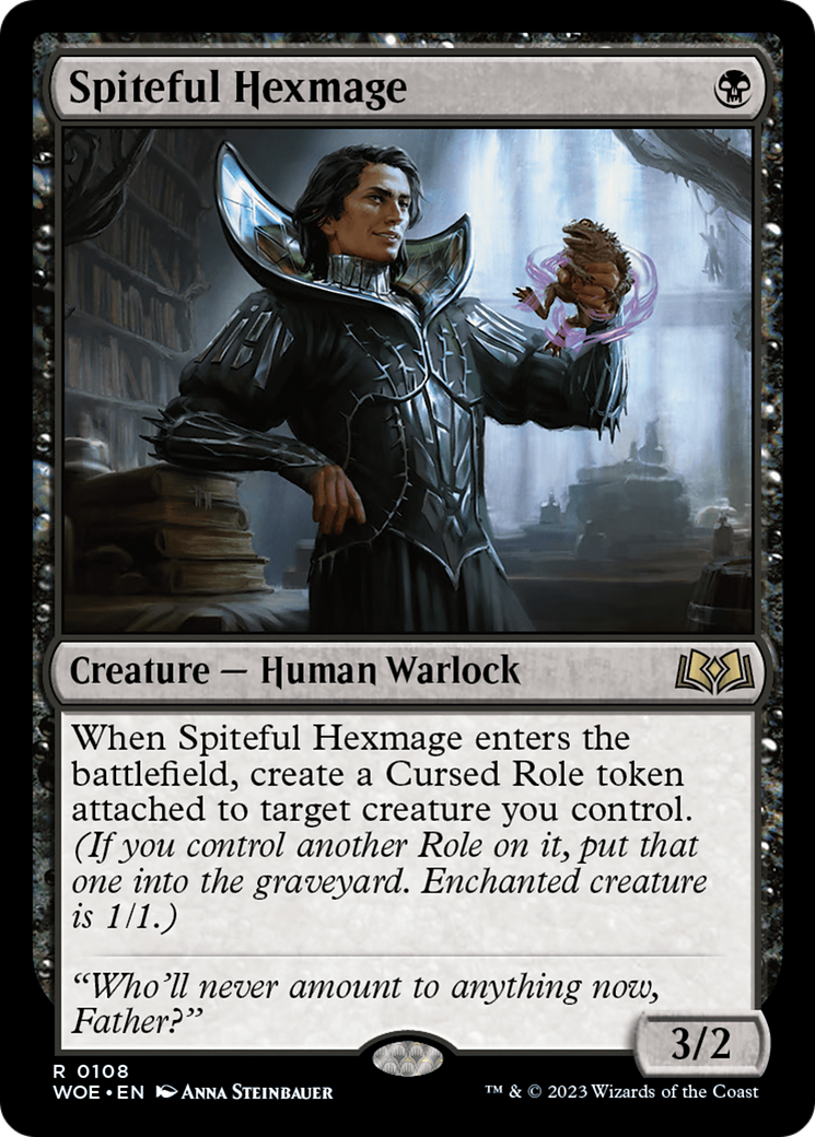 Spiteful Hexmage (108) Foil - Wilds of Eldraine