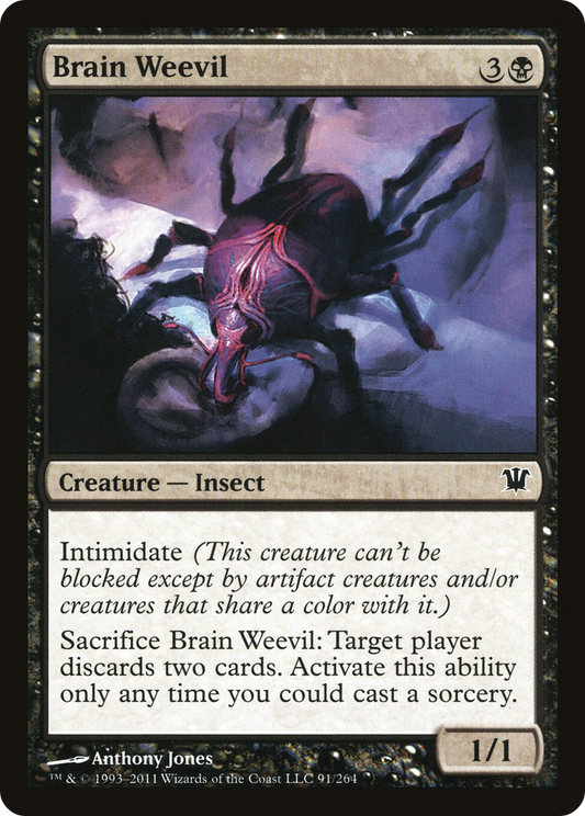 Brain Weevil (091) Foil - Innistrad