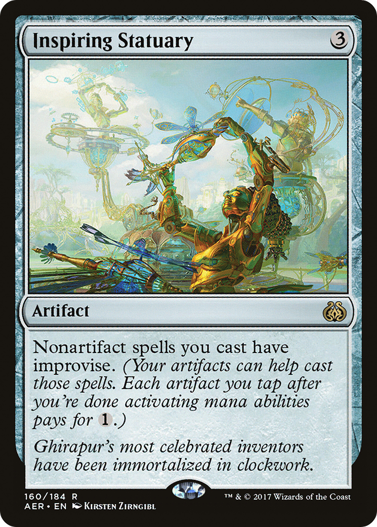 Inspiring Statuary (160) Foil - Aether Revolt