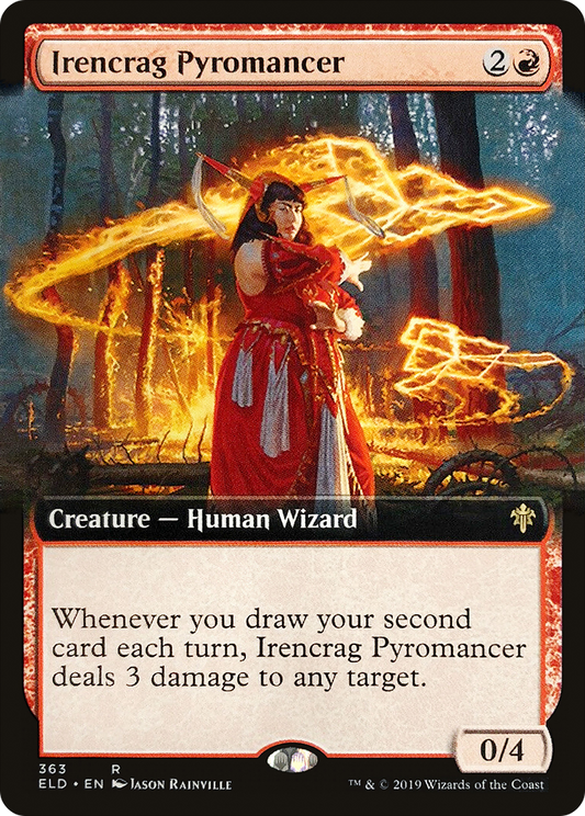 Irencrag Pyromancer (Extended Art) (363) - Throne of Eldraine
