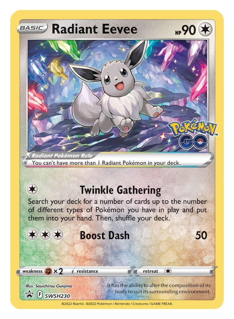 Radiant Eevee (SWSH230) [Sword & Shield: Black Star Promos] | Silver Goblin