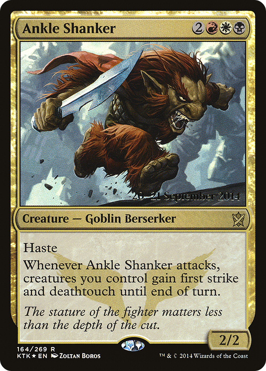 Ankle Shanker (164s) Foil - Khans of Tarkir Promos