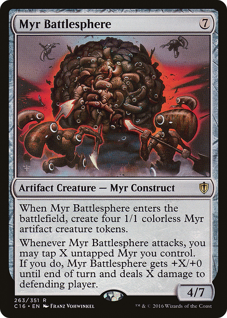 Myr Battlesphere [Commander 2016] | Silver Goblin