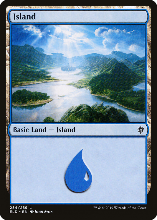 Island (254) [Throne of Eldraine] Foil
