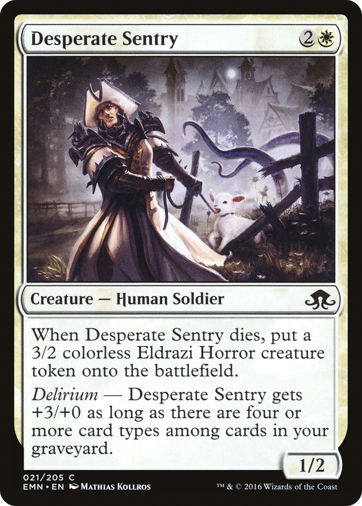 Desperate Sentry (021) - Eldritch Moon