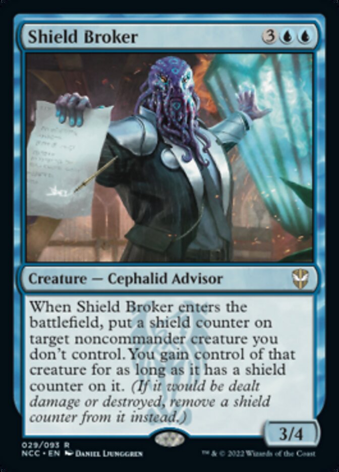 Shield Broker [Streets of New Capenna Commander] | Silver Goblin