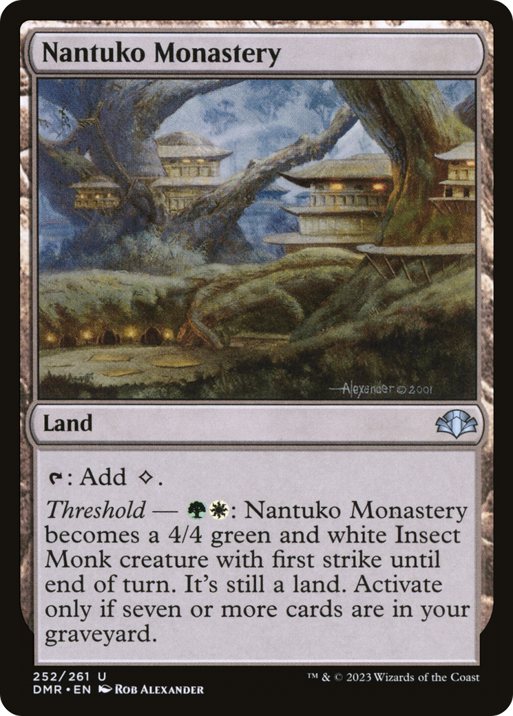 Nantuko Monastery [Dominaria Remastered] Foil