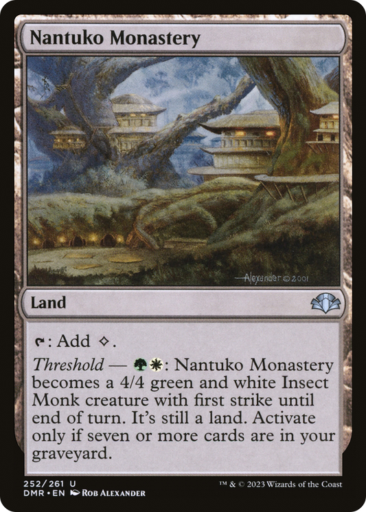 Nantuko Monastery [Dominaria Remastered] Foil