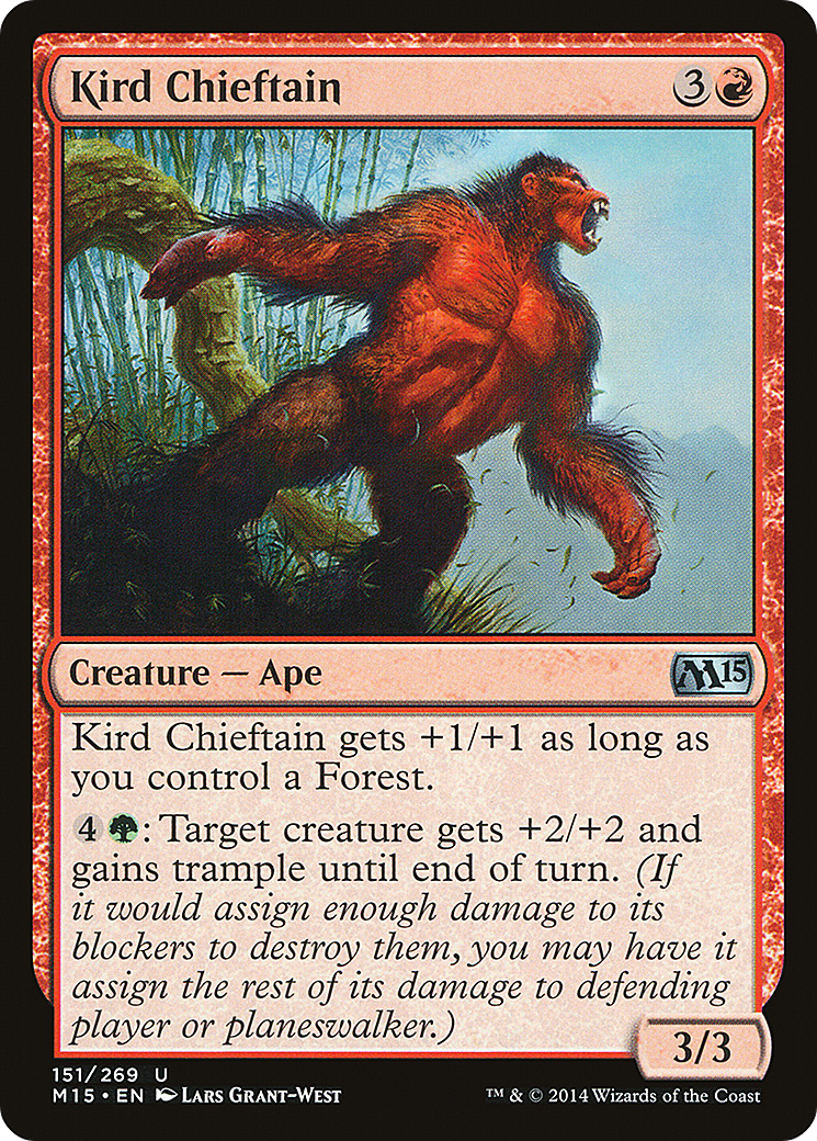 Kird Chieftain (151) Foil - Magic 2015