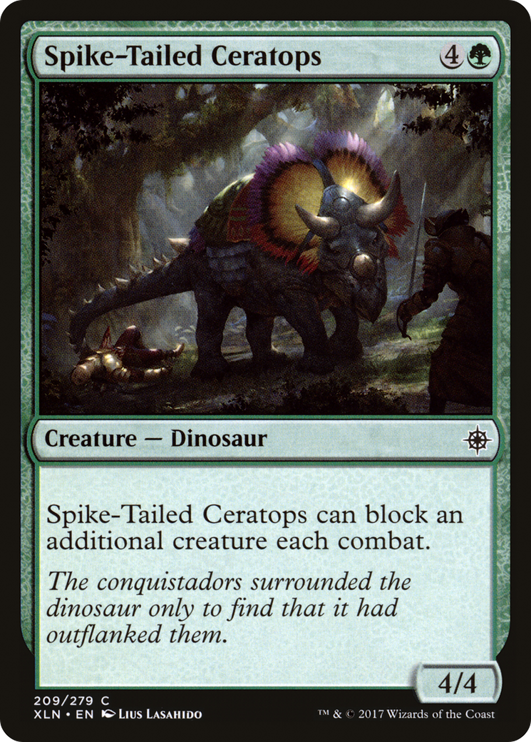 Spike-Tailed Ceratops (209) Foil - Ixalan