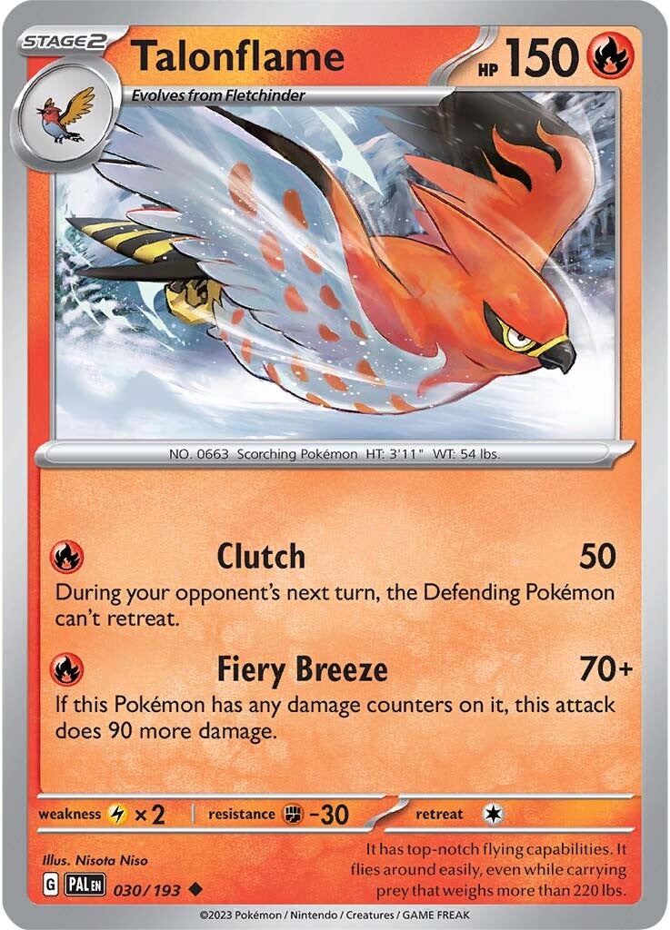 Talonflame (030/193) [Scarlet & Violet: Paldea Evolved] | Silver Goblin