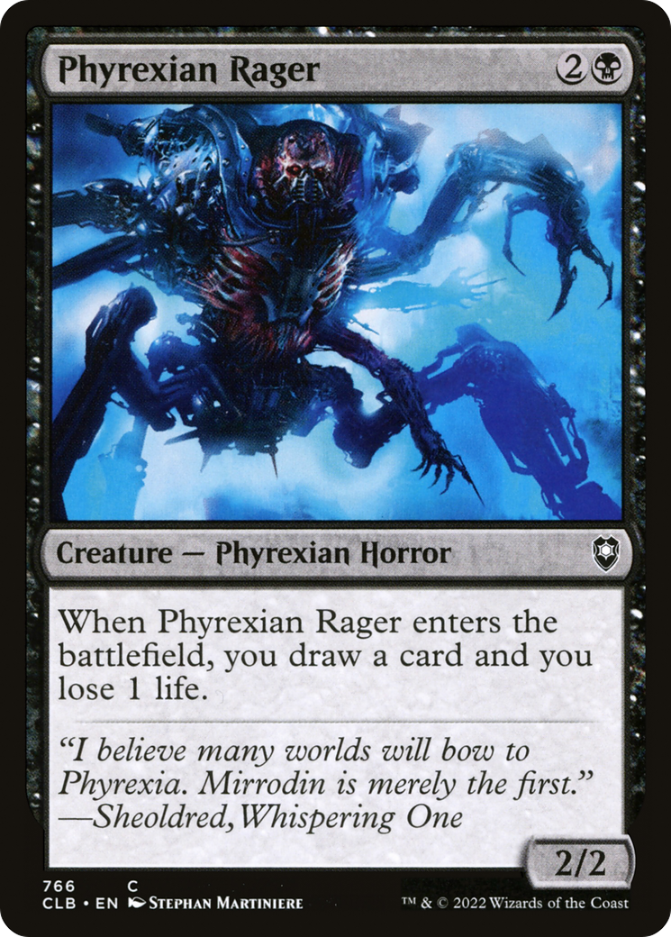 Phyrexian Rager (766) - Commander Legends: Battle for Baldur's Gate