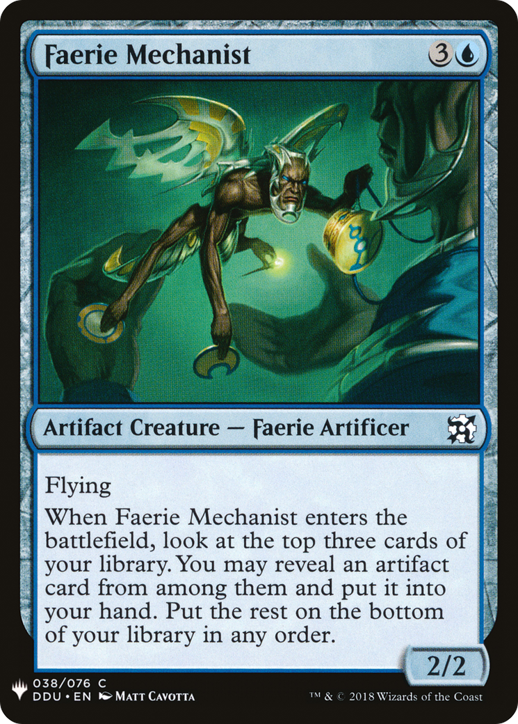 Faerie Mechanist [Mystery Booster] | Silver Goblin