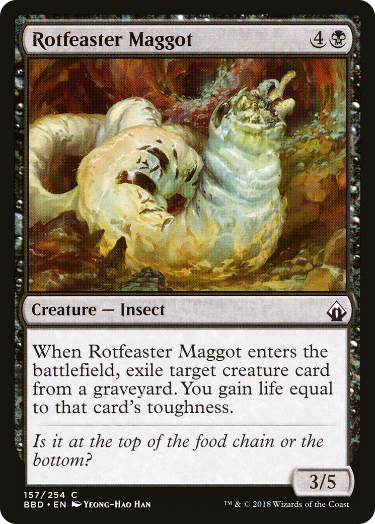 Rotfeaster Maggot (157) Foil - Battlebond