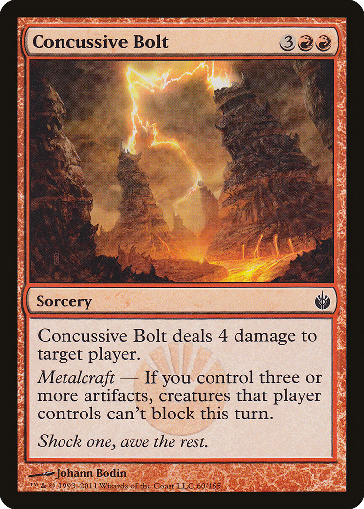 Concussive Bolt (060) Foil - Mirrodin Besieged