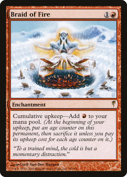 Braid of Fire (078) Foil - Coldsnap