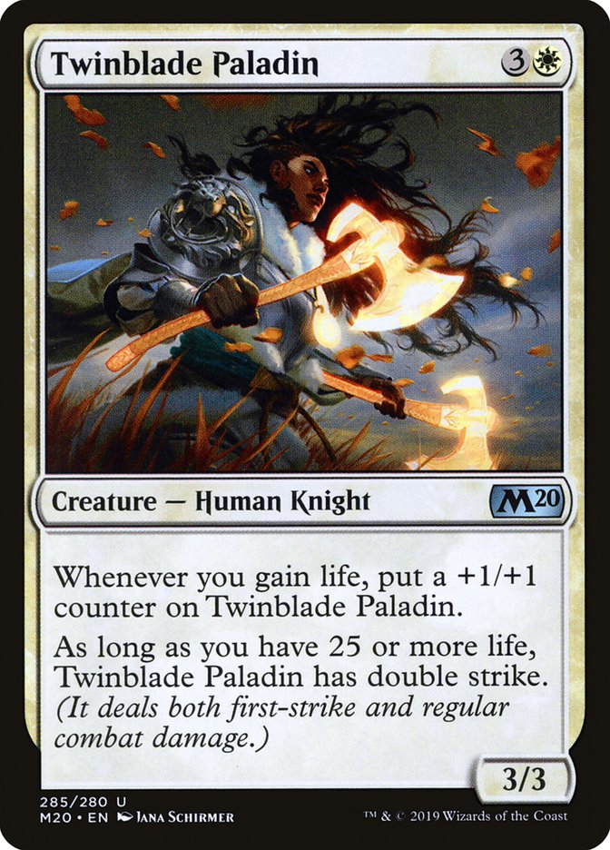 Twinblade Paladin [Core Set 2020] | Silver Goblin