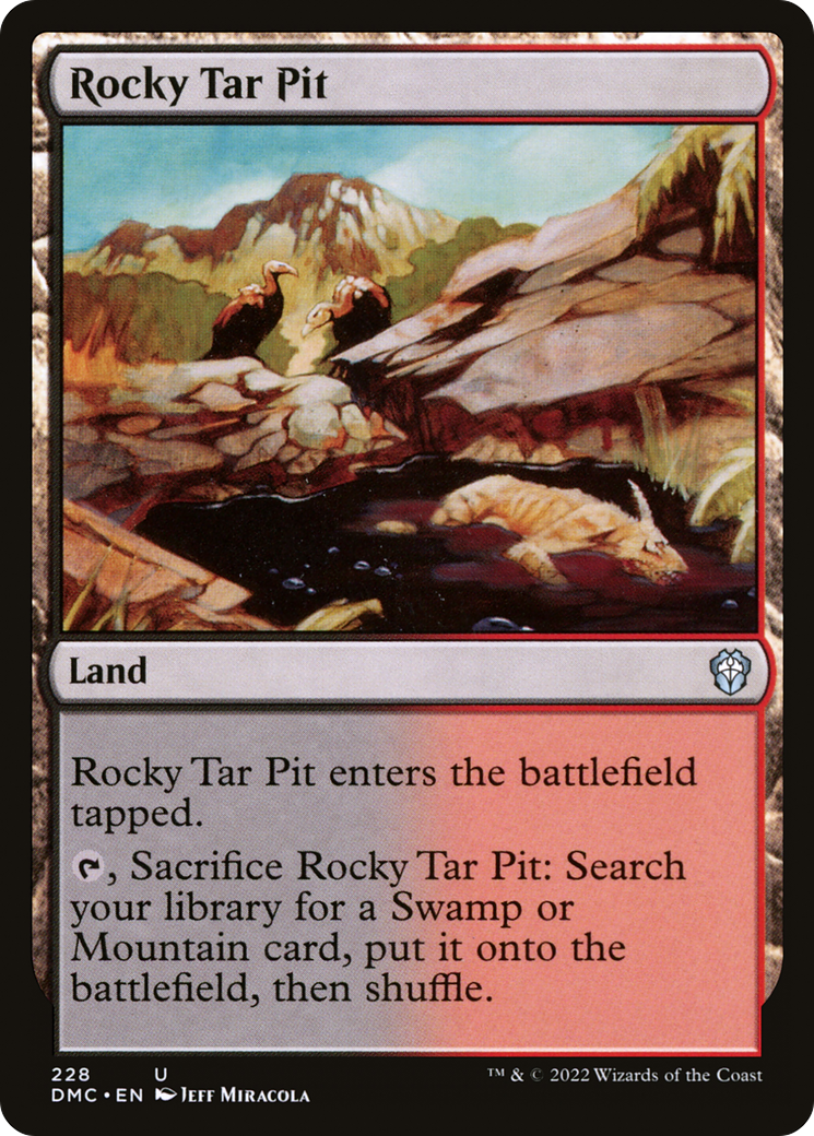 Rocky Tar Pit [Dominaria United Commander] | Silver Goblin