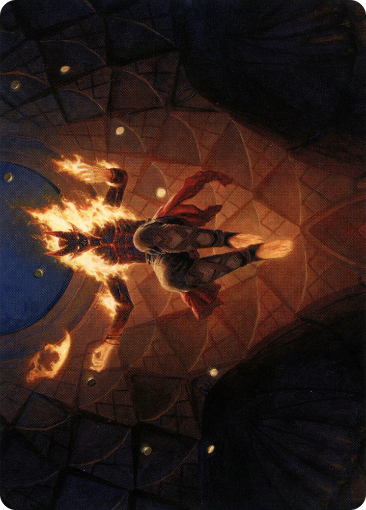 Yusri, Fortune's Flame Art Card [Modern Horizons 2 Art Series] | Silver Goblin